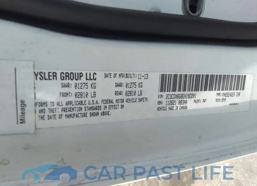 2C3CDXBG8EH192201# 9
