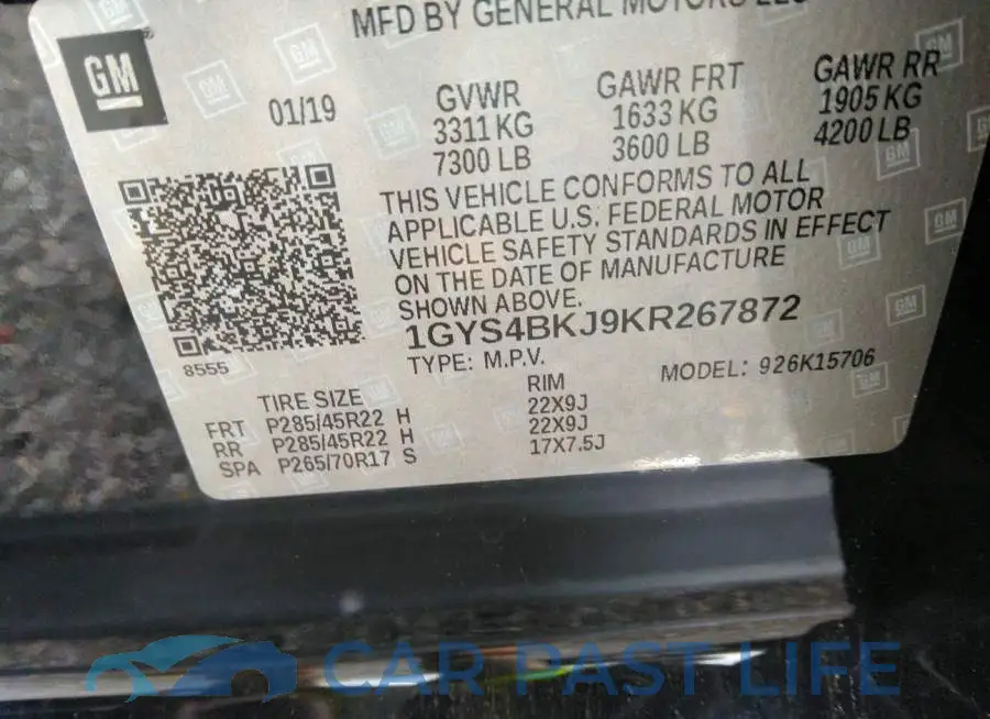 1GYS4BKJ9KR267872# 9