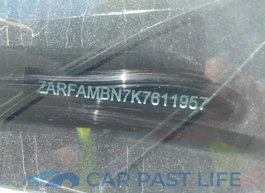 ZARFAMBN7K7611957# 9