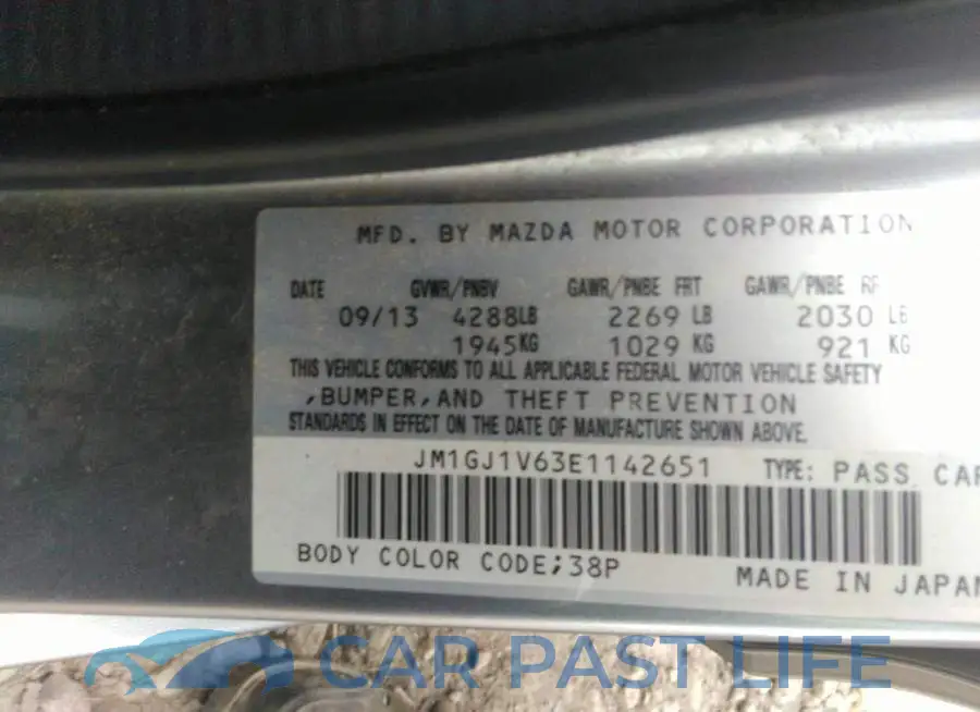 JM1GJ1V63E1142651# 9