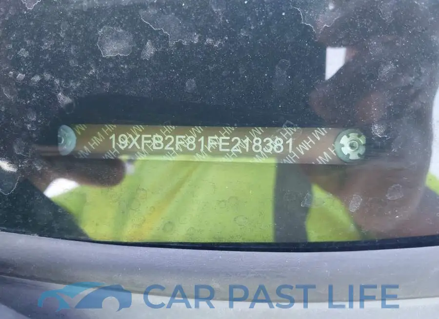 19XFB2F81FE218381# 9