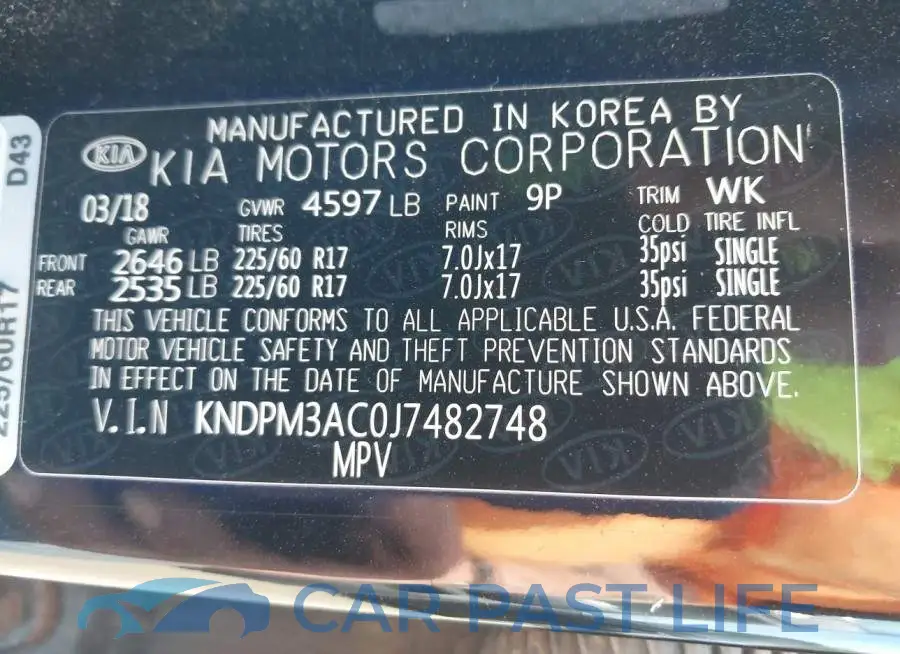 KNDPM3AC0J7482748# 9