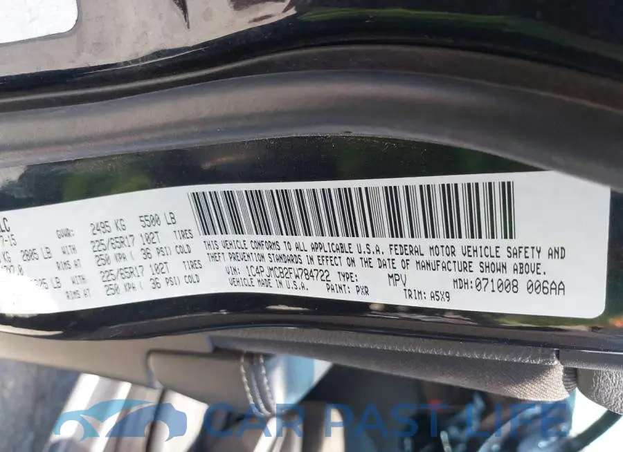 1C4PJMCB2FW784722# 9