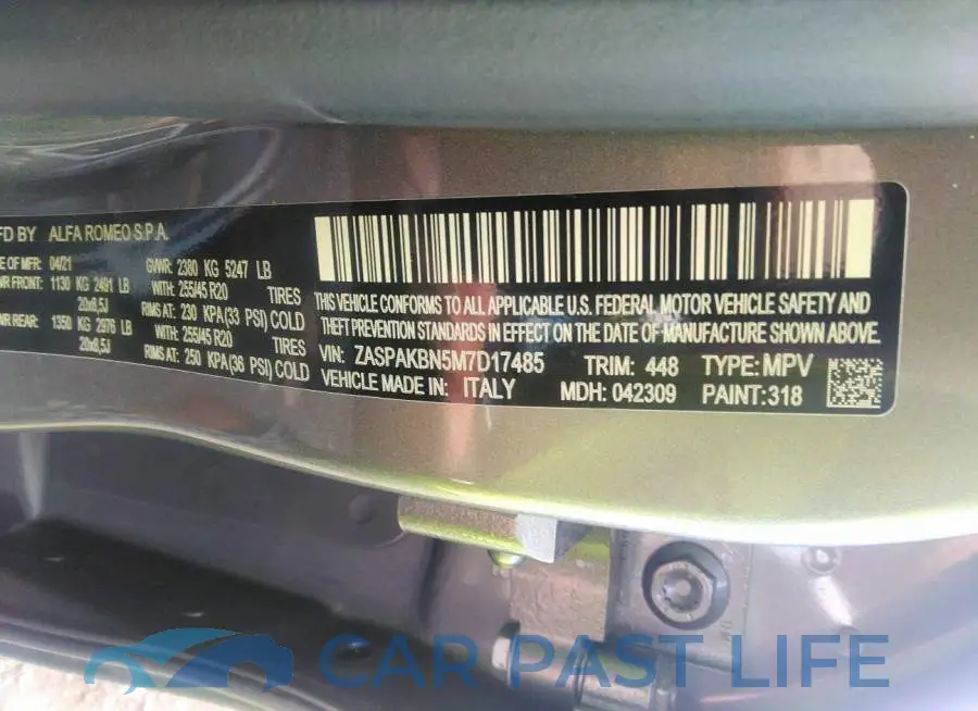 ZASPAKBN5M7D17485# 9