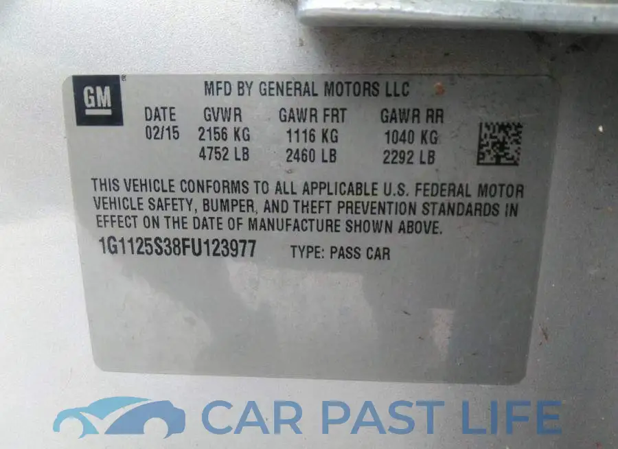 1G1125S38FU123977# 9