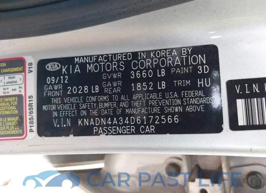 KNADN4A34D6172566# 9