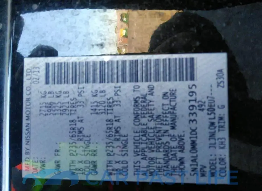 5N1AL0MM1DC339195# 9