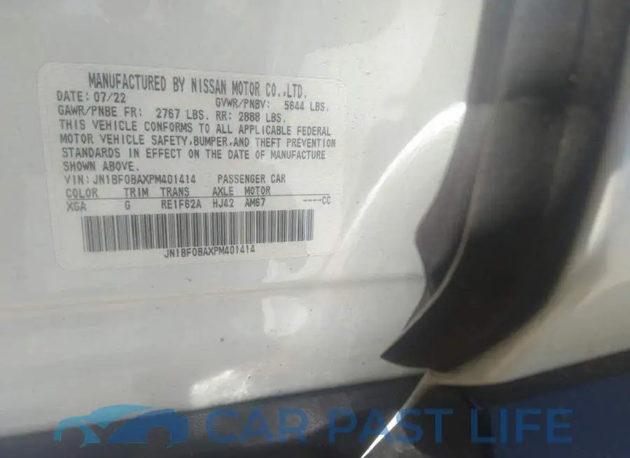 JN1BF0BAXPM401414# 9