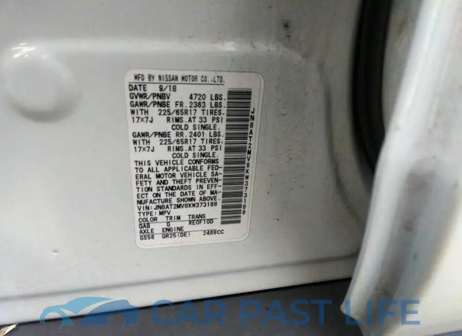 JN8AT2MV8KW373188# 9