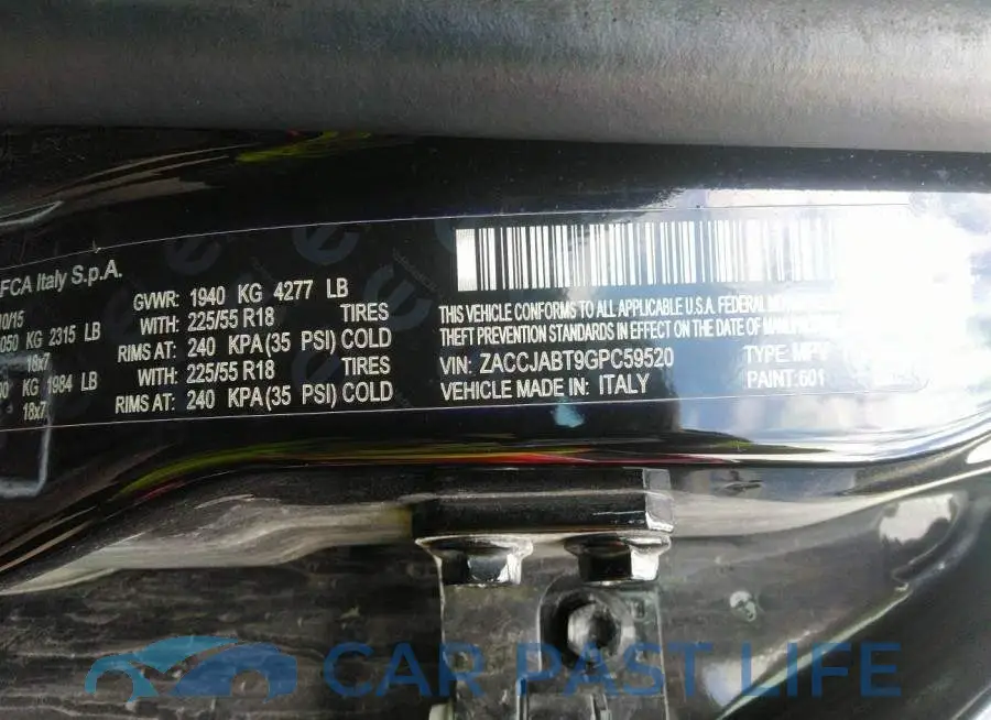 ZACCJABT9GPC59520# 9