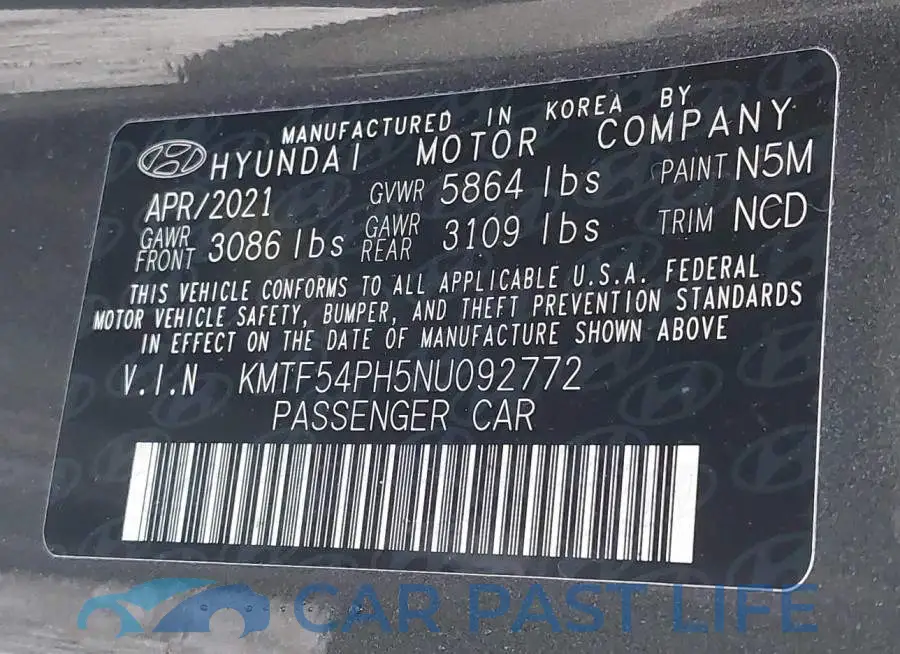 KMTF54PH5NU092772# 9