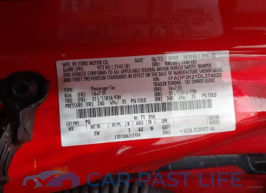 1FADP3K21DL374222# 9
