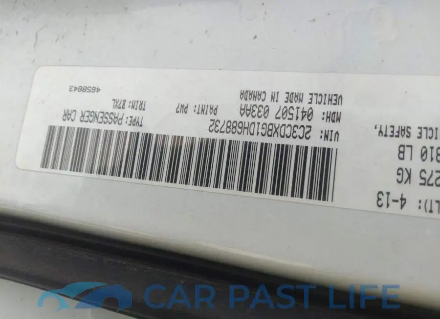 2C3CDXBG1DH688732# 9