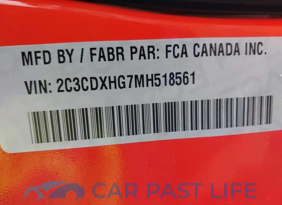 2C3CDXHG7MH518561# 9