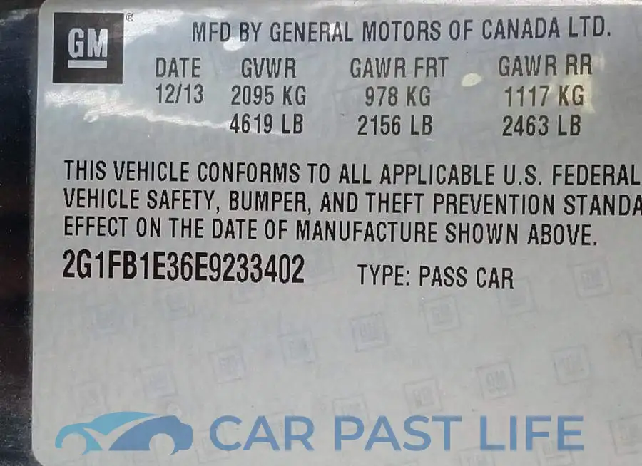 2G1FB1E36E9233402# 9
