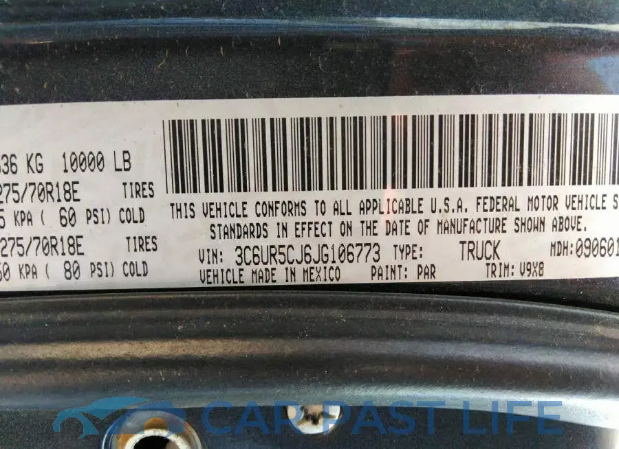 3C6UR5CJ6JG106773# 9