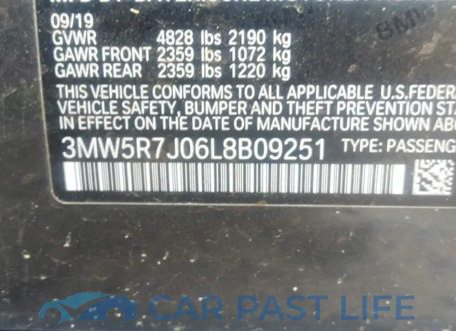 3MW5R7J06L8B09251# 9