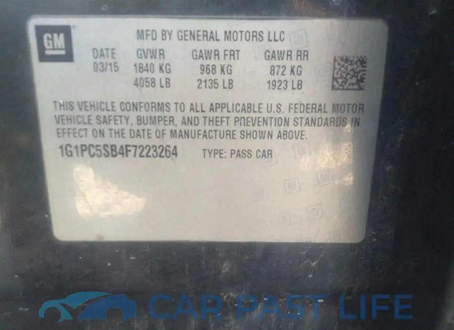 1G1PC5SB4F7223264# 9