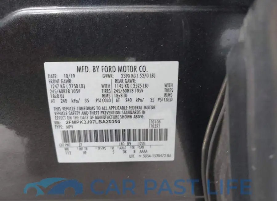 2FMPK3J97LBA20350# 9