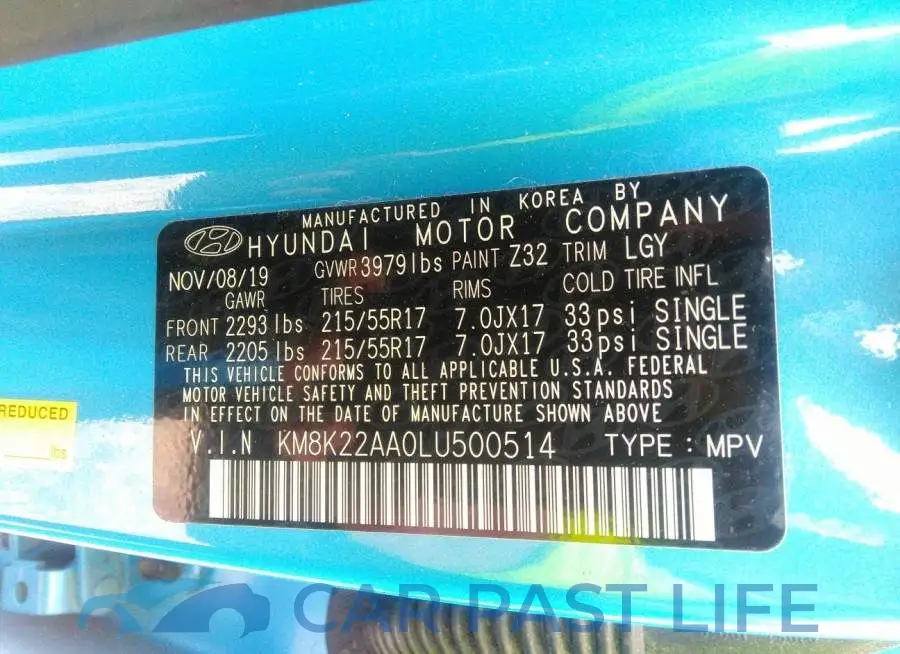 KM8K22AA0LU500514# 9