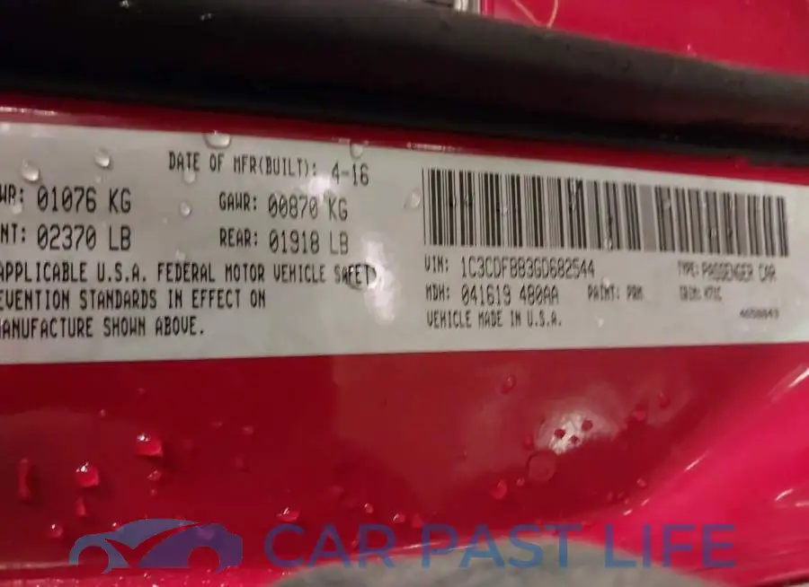 1C3CDFBB3GD682544# 9