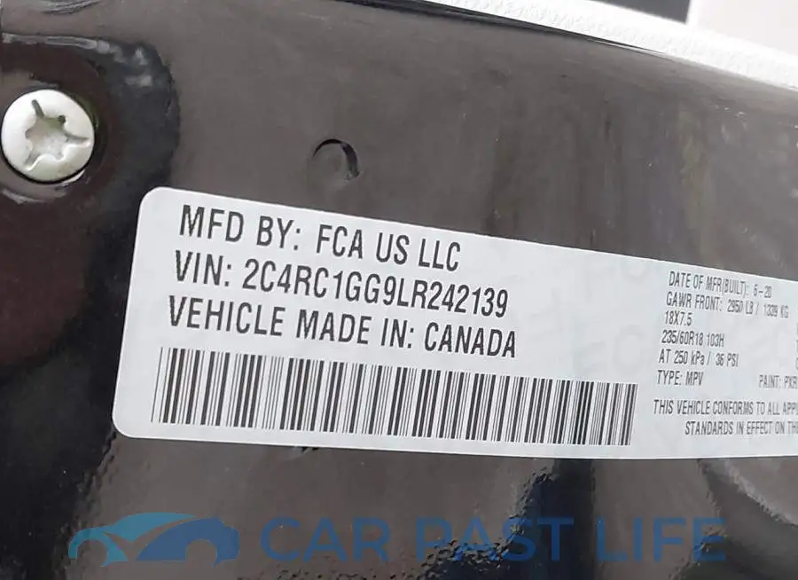 2C4RC1GG9LR242139# 9