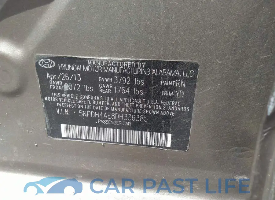 5NPDH4AE8DH336385# 9