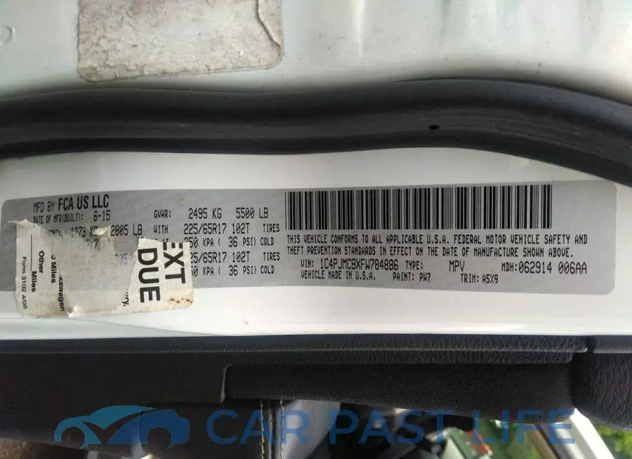 1C4PJMCBXFW784886# 9