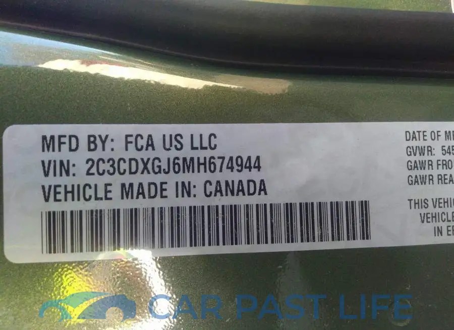 2C3CDXGJ6MH674944# 9