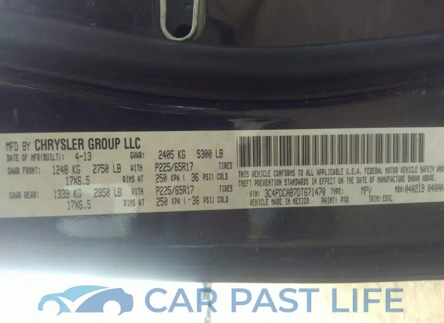 3C4PDCAB7DT671470# 9