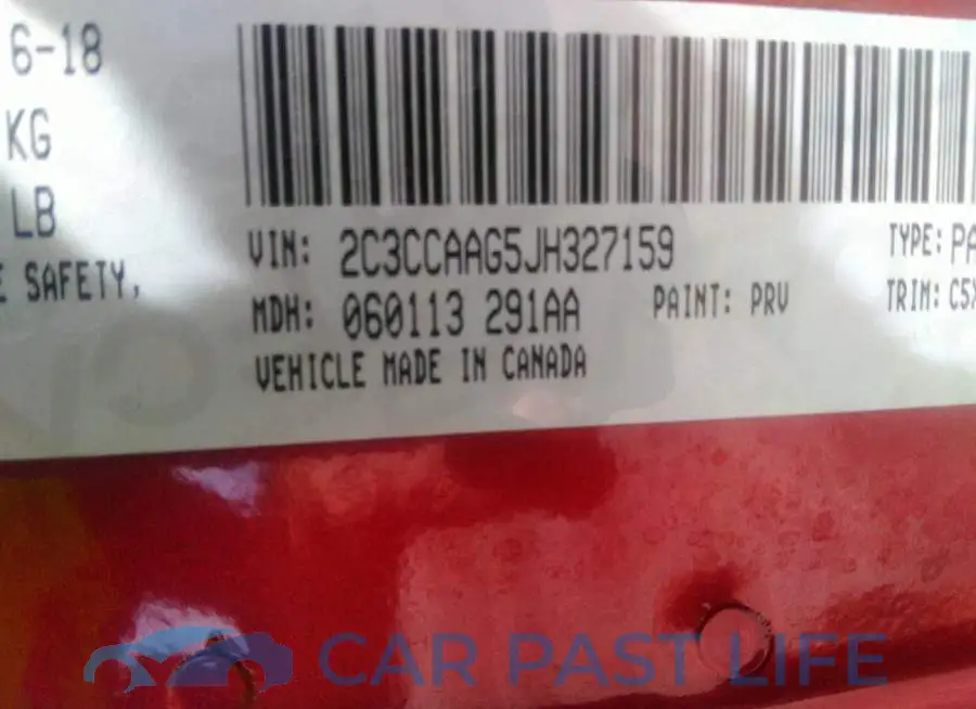2C3CCAAG5JH327159# 9