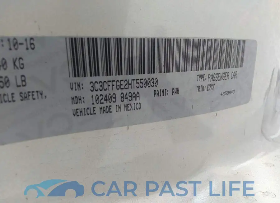3C3CFFGE2HT550030# 9