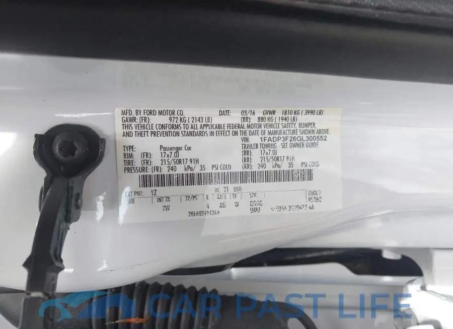 1FADP3F26GL300552# 9
