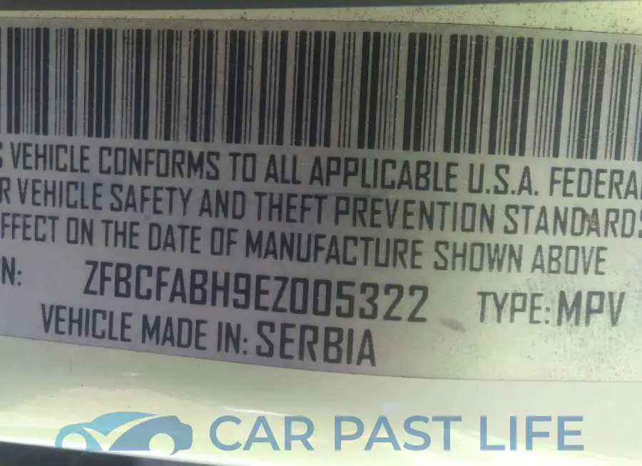 ZFBCFABH9EZ005322# 9