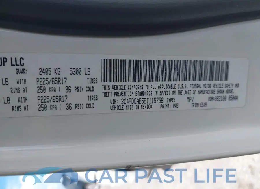 3C4PDCAB5ET115756# 9