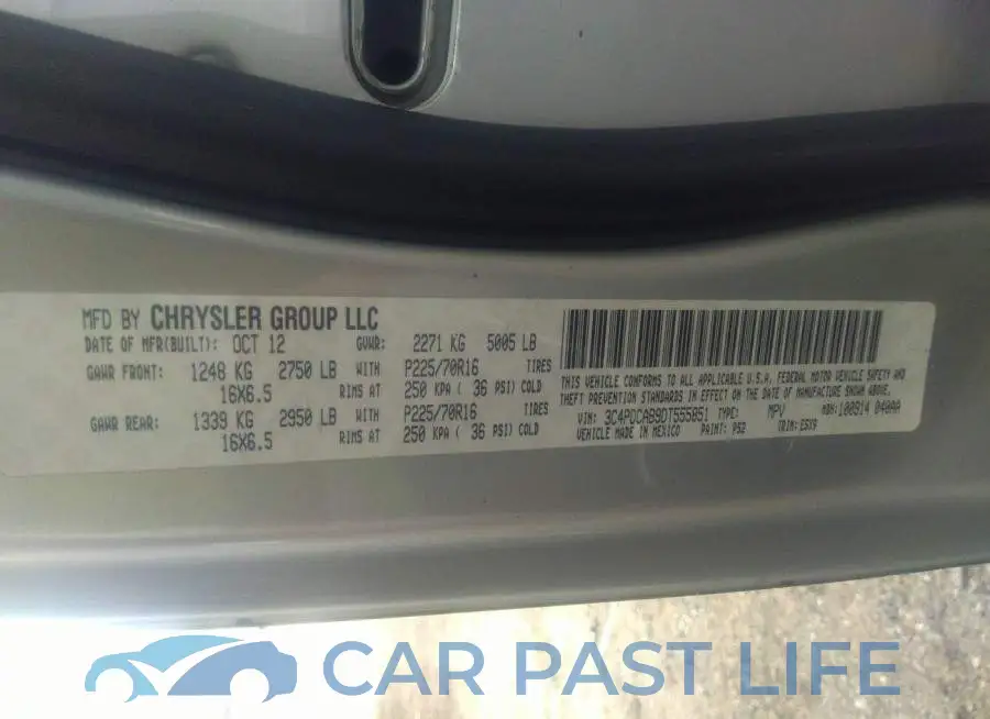 3C4PDCAB9DT555851# 9