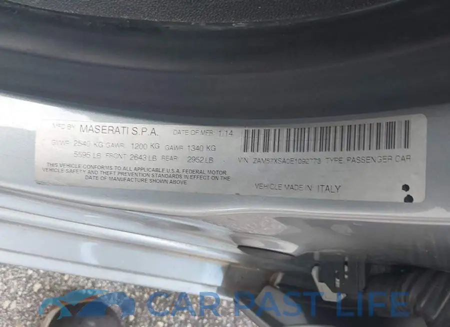 ZAM57XSA0E1092773# 9