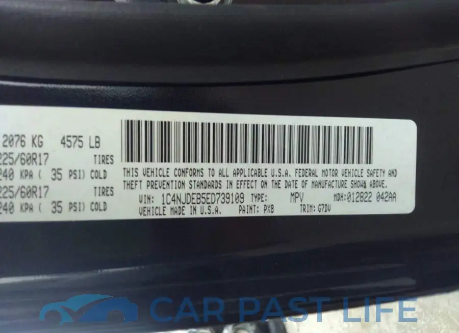 1C4NJDEB5ED739109# 9