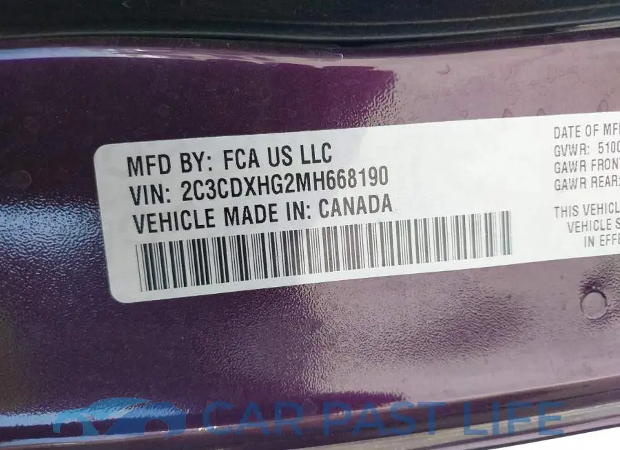 2C3CDXHG2MH668190# 9