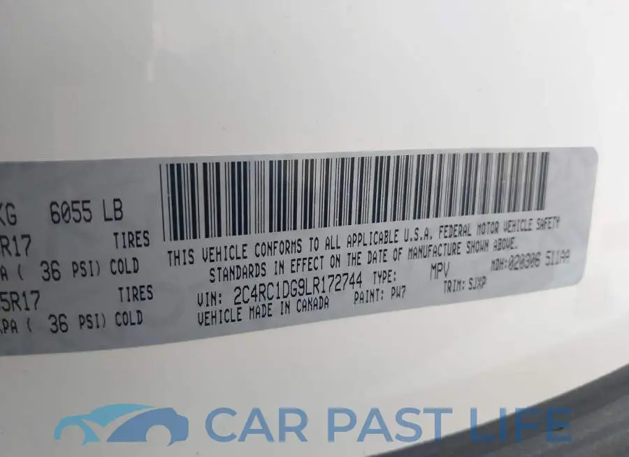 2C4RC1DG9LR172744# 9