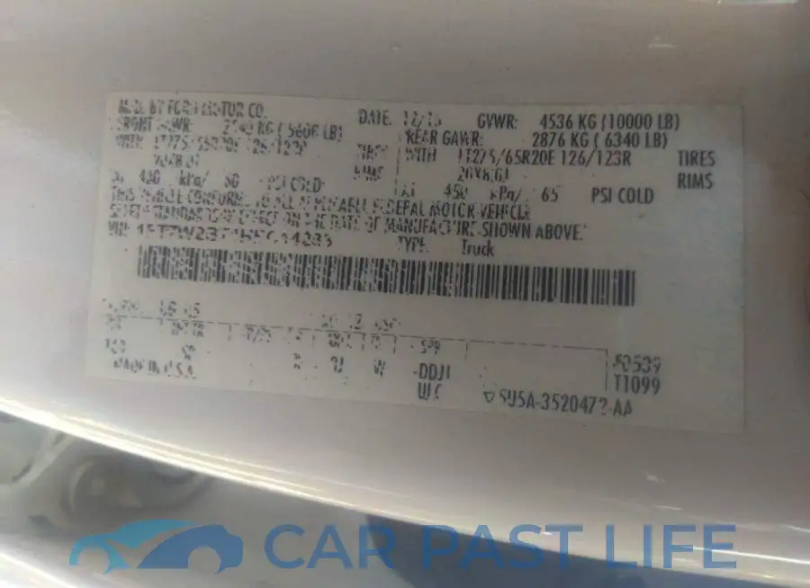 1FT7W2BT1HEC14283# 9