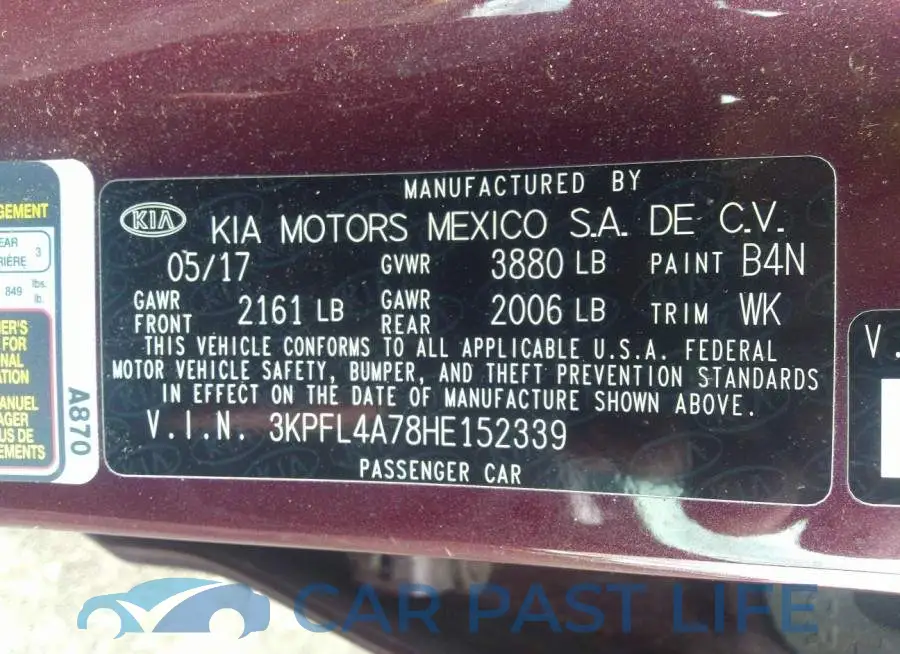 3KPFL4A78HE152339# 9