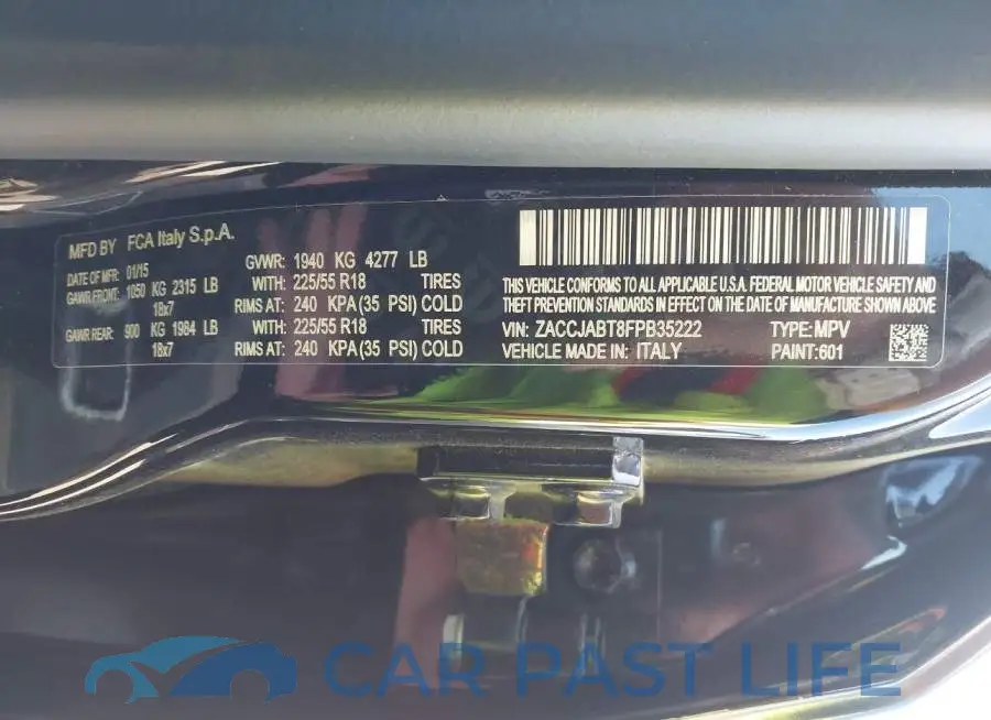 ZACCJABT8FPB35222# 9