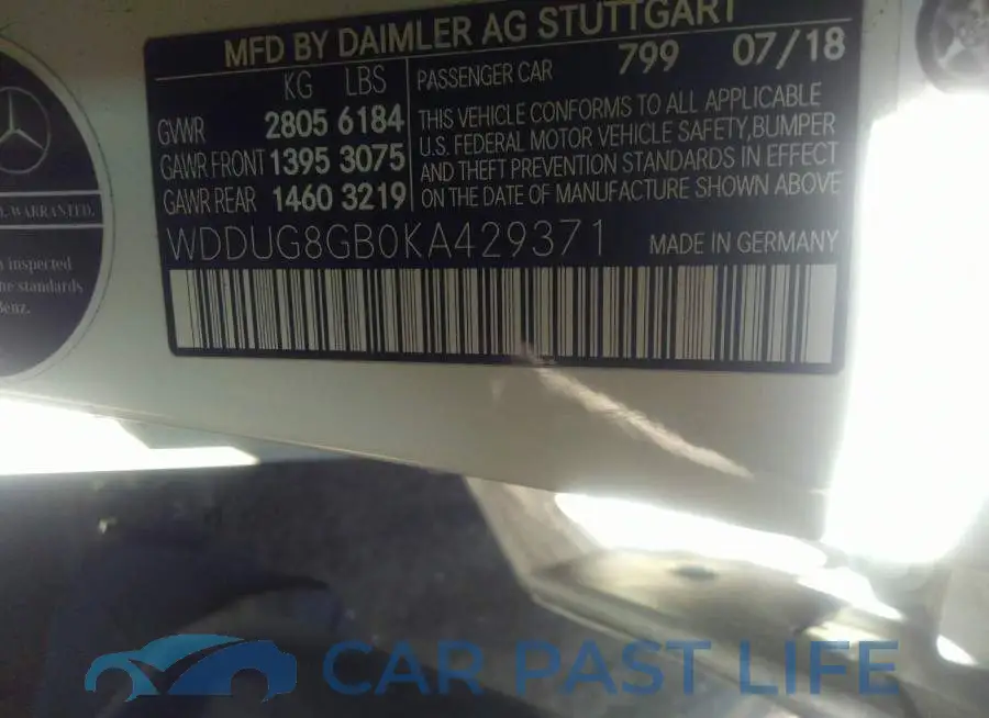 WDDUG8GB0KA429371# 9
