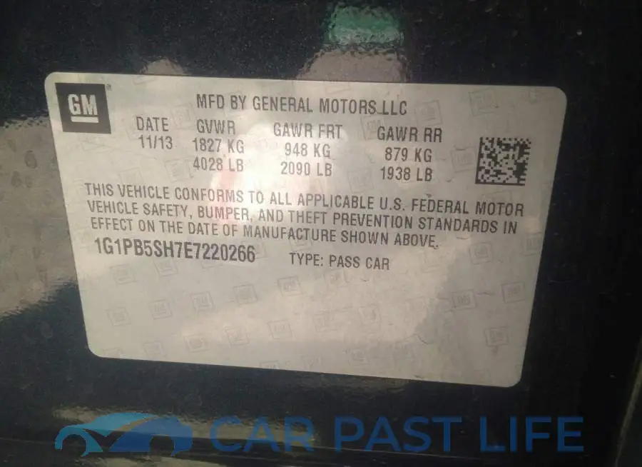 1G1PB5SH7E7220266# 9