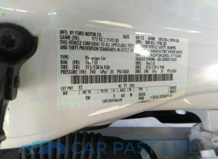 1FADP3K28EL171345# 9