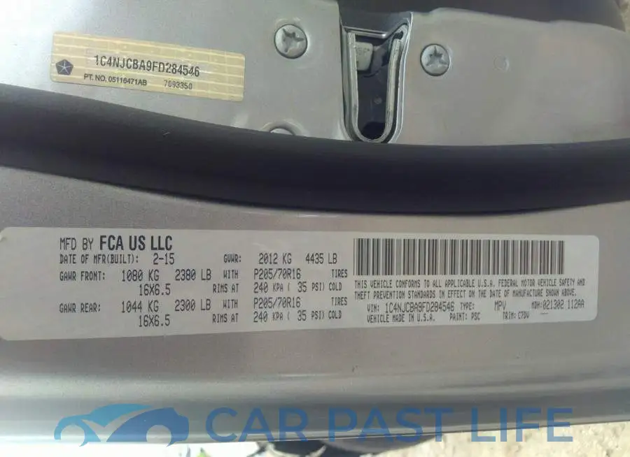 1C4NJCBA9FD284546# 9
