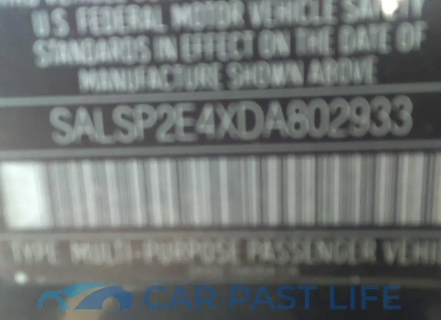SALSP2E4XDA802933# 9