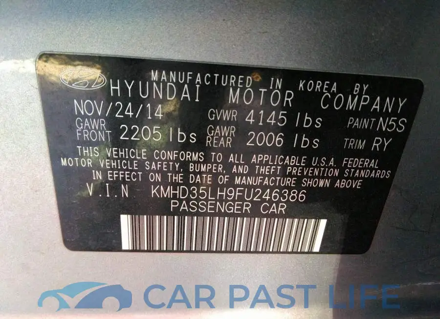 KMHD35LH9FU246386# 9
