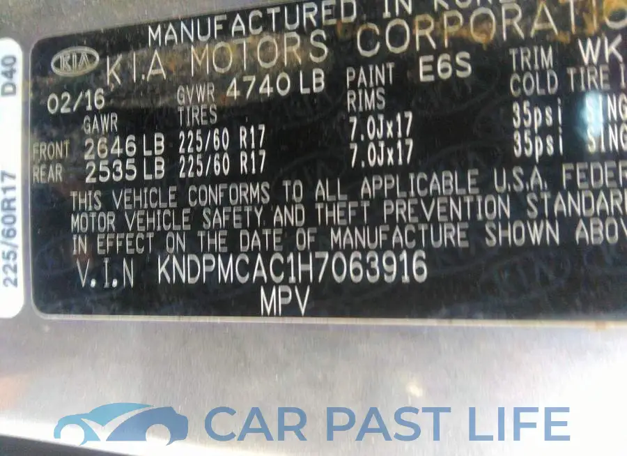 KNDPMCAC1H7063916# 9